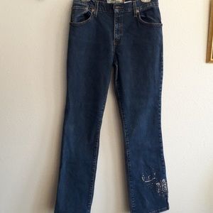 Levi's rare Y2K 550 Relaxed Boot Cut jeans with Stars